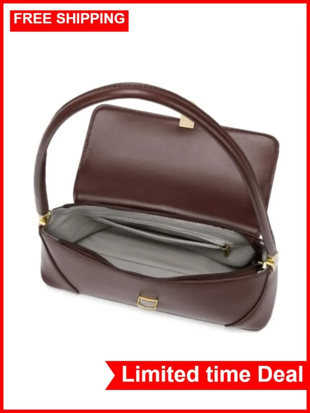 Vintage Hobo Shoulder Bag PU Leather Mini Tote Purse Women Retro Handbag